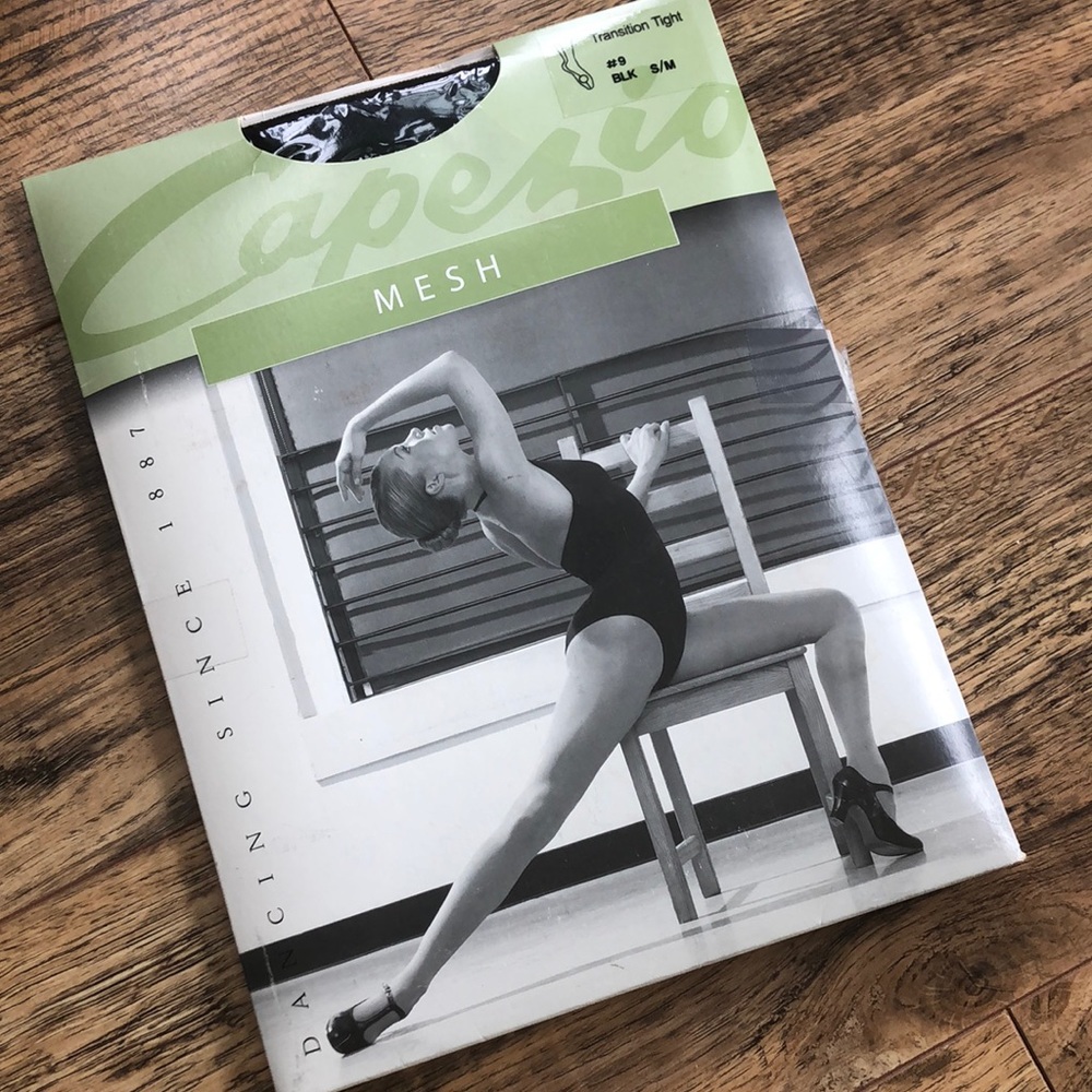 Capezio Mesh Transition Tight with Seams